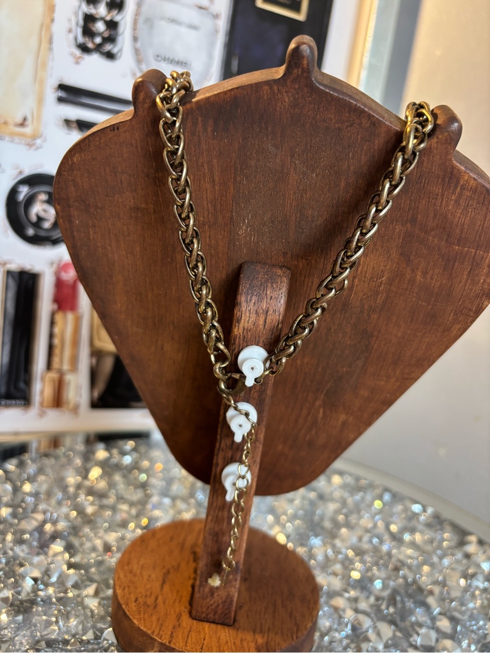 Cara New York Mint Green Statement Bib Necklace - Picture 7 of 8